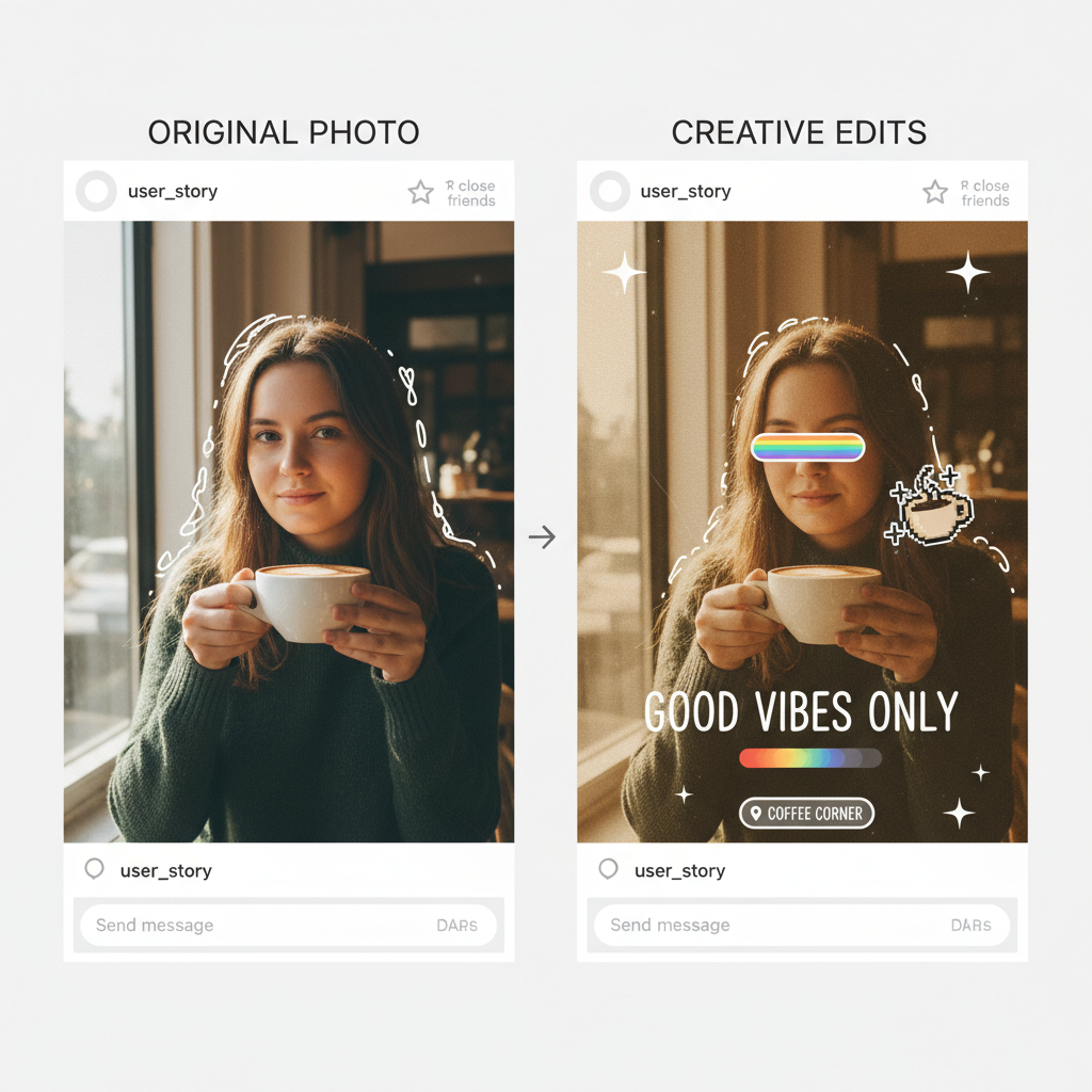 Adjust Photo Size, Crop, or Zoom for the Best Fit — how to add photo in ig story