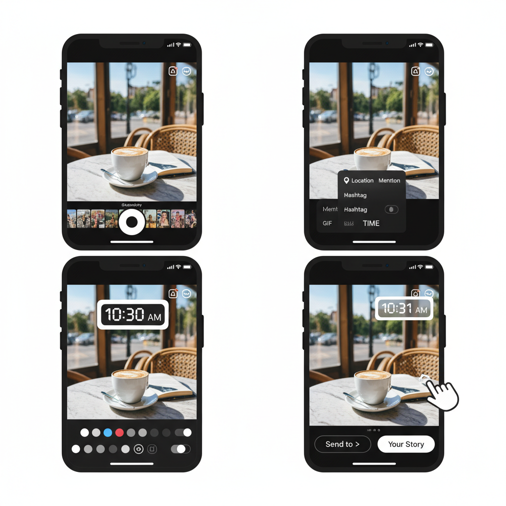 Step‑by‑Step Guide: Adding Time Using Instagram’s Built‑In Sticker — how to add time on instagram story