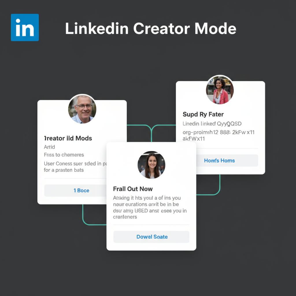 Steps to Enable Creator Mode — how to add visit my website on linkedin