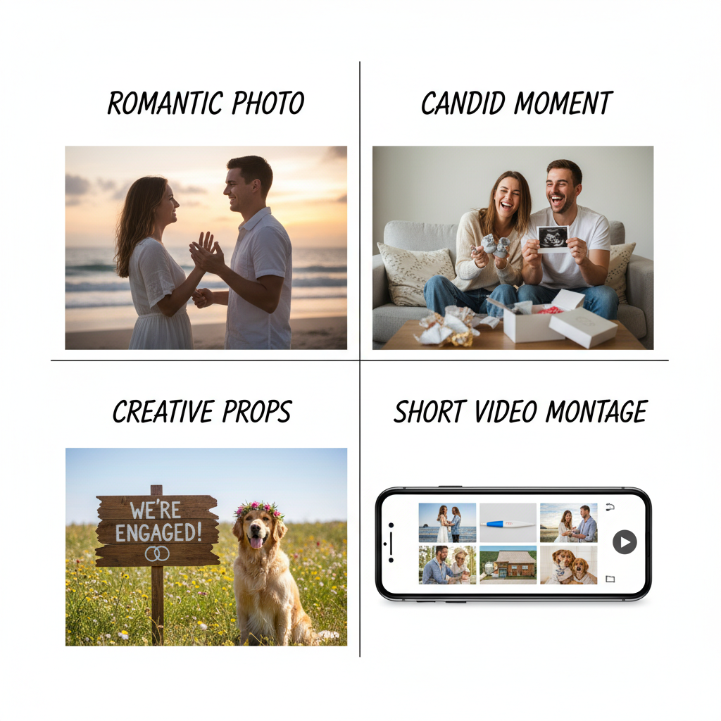 Choose a High-Quality Engagement Photo or Short Video — how to announce engagement facebook