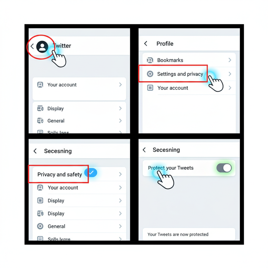 Switch Your Account from Public to Private — how to approve followers on twitter