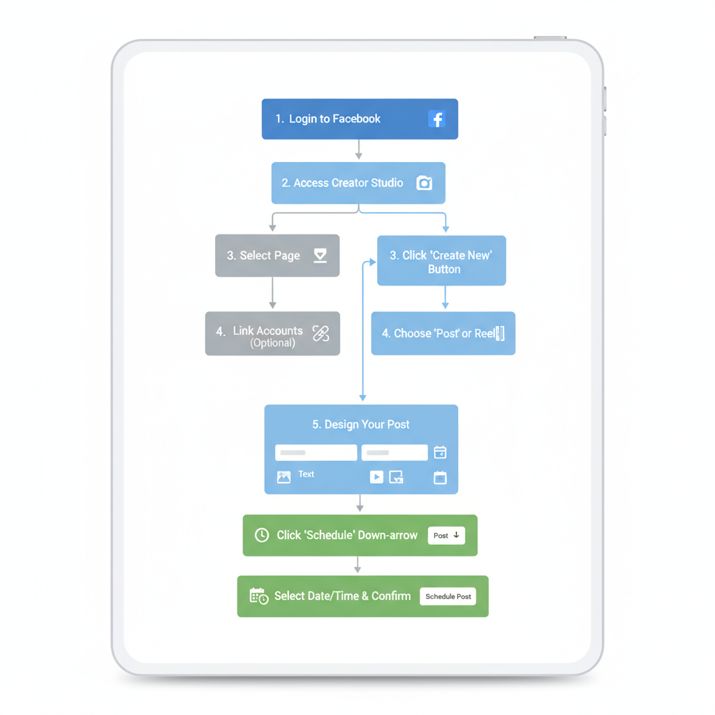Setting Up Facebook Creator Studio for Scheduled Posts — how to auto post on facebook for better reach and engagement