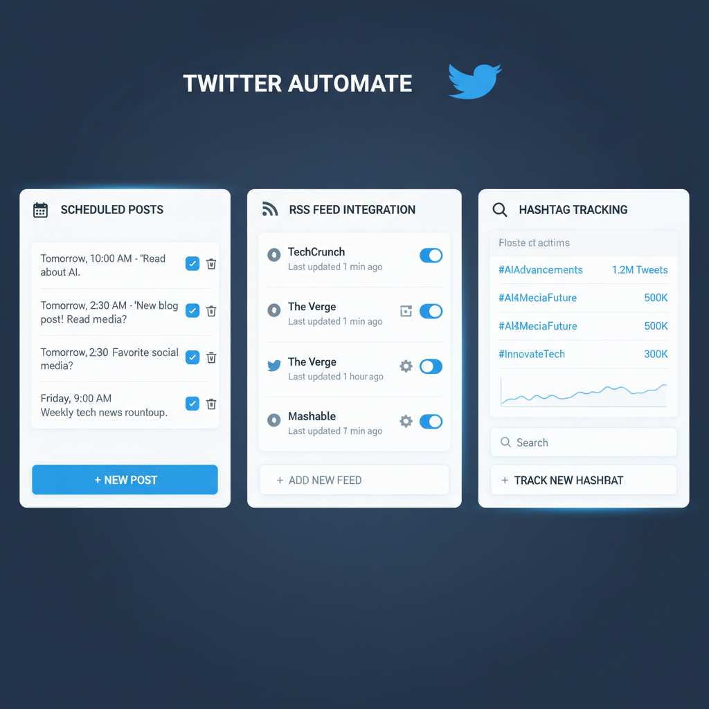 Set Up Keyword and Hashtag Monitoring — how to automate twitter