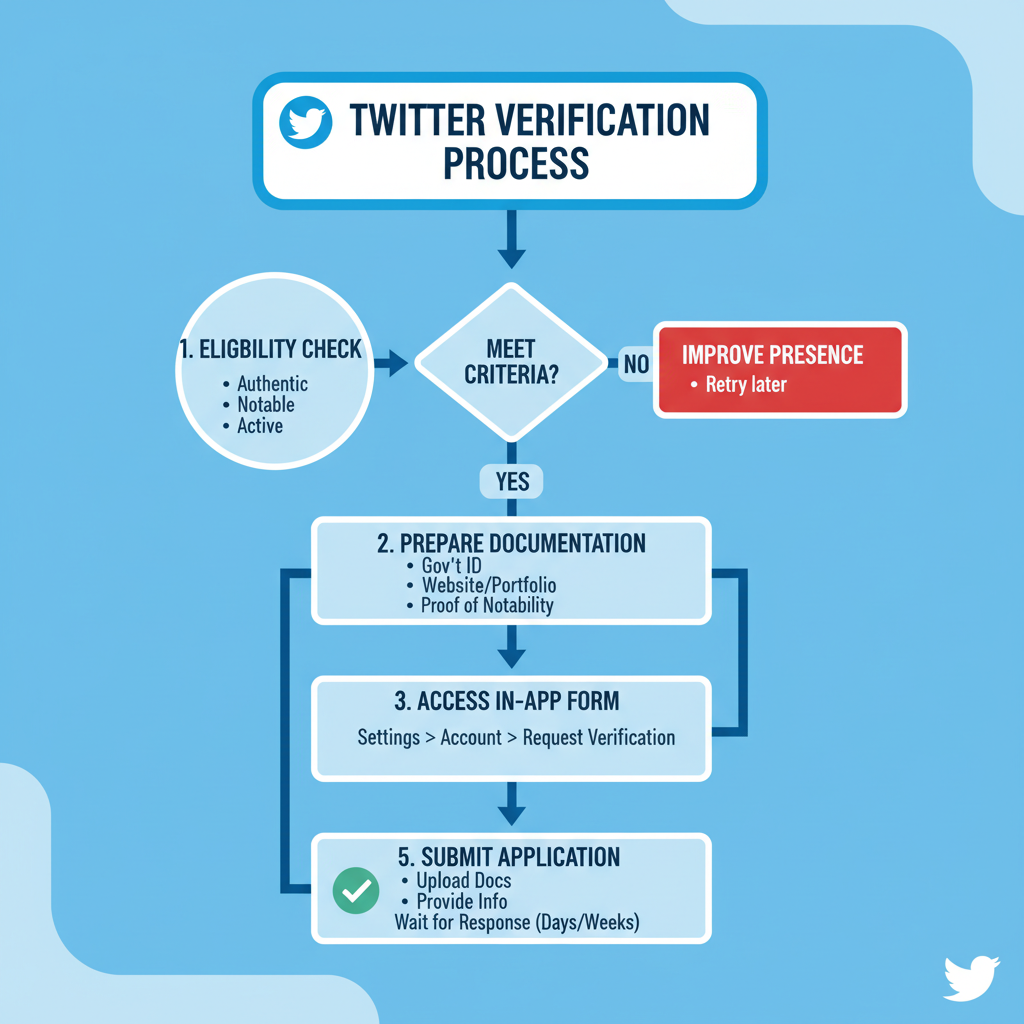 Prepare a Complete and Professional Profile — how to become verified on twitter