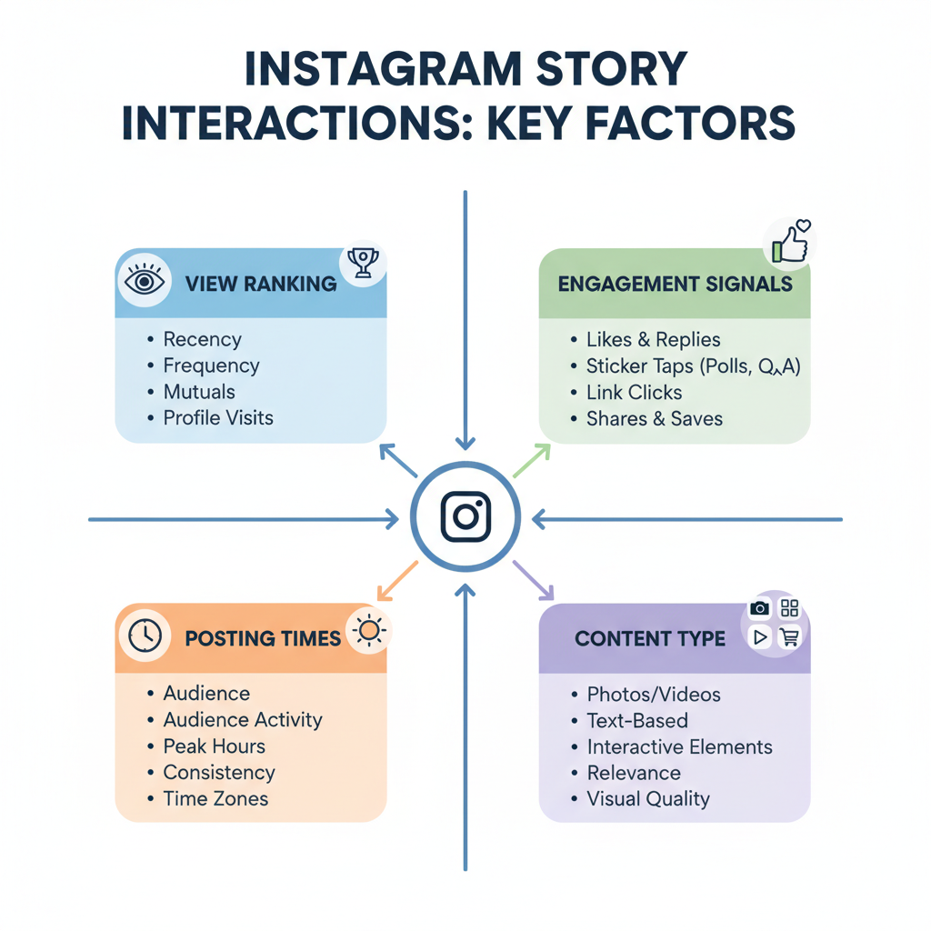 Identify the Best Times to Post Stories — how to boost instagram story interactions