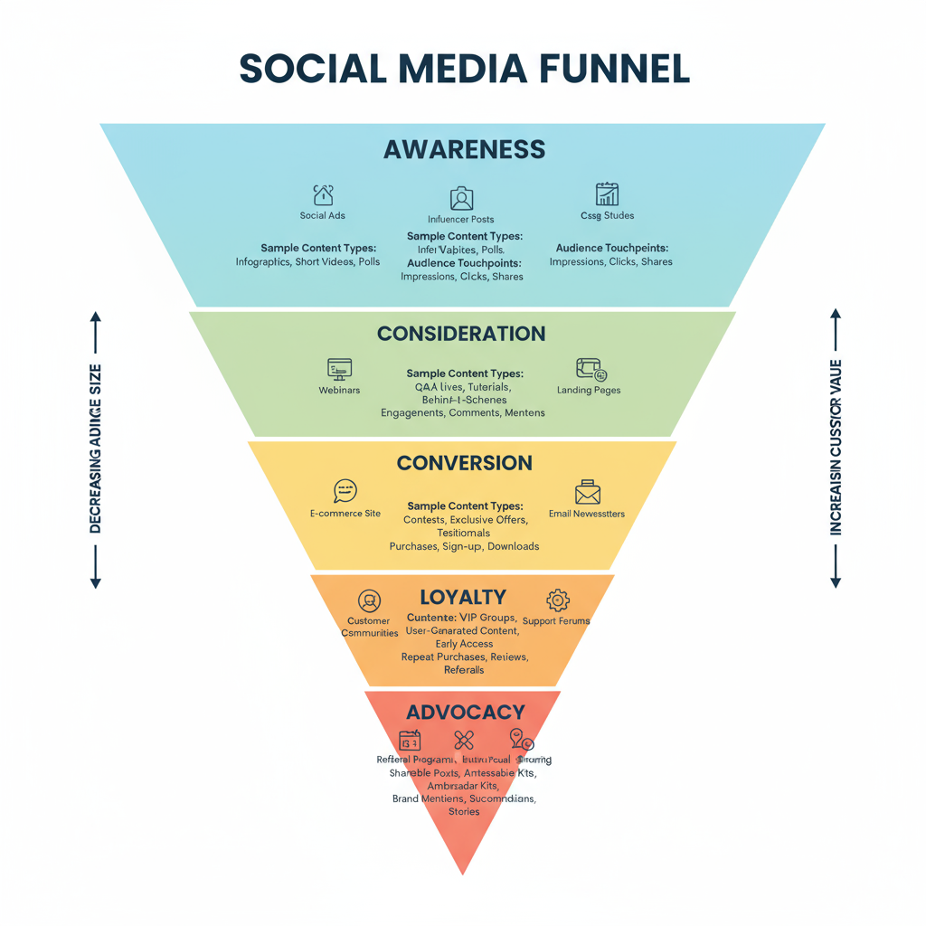 Create Awareness Stage Content — how to build a high converting social media funnel
