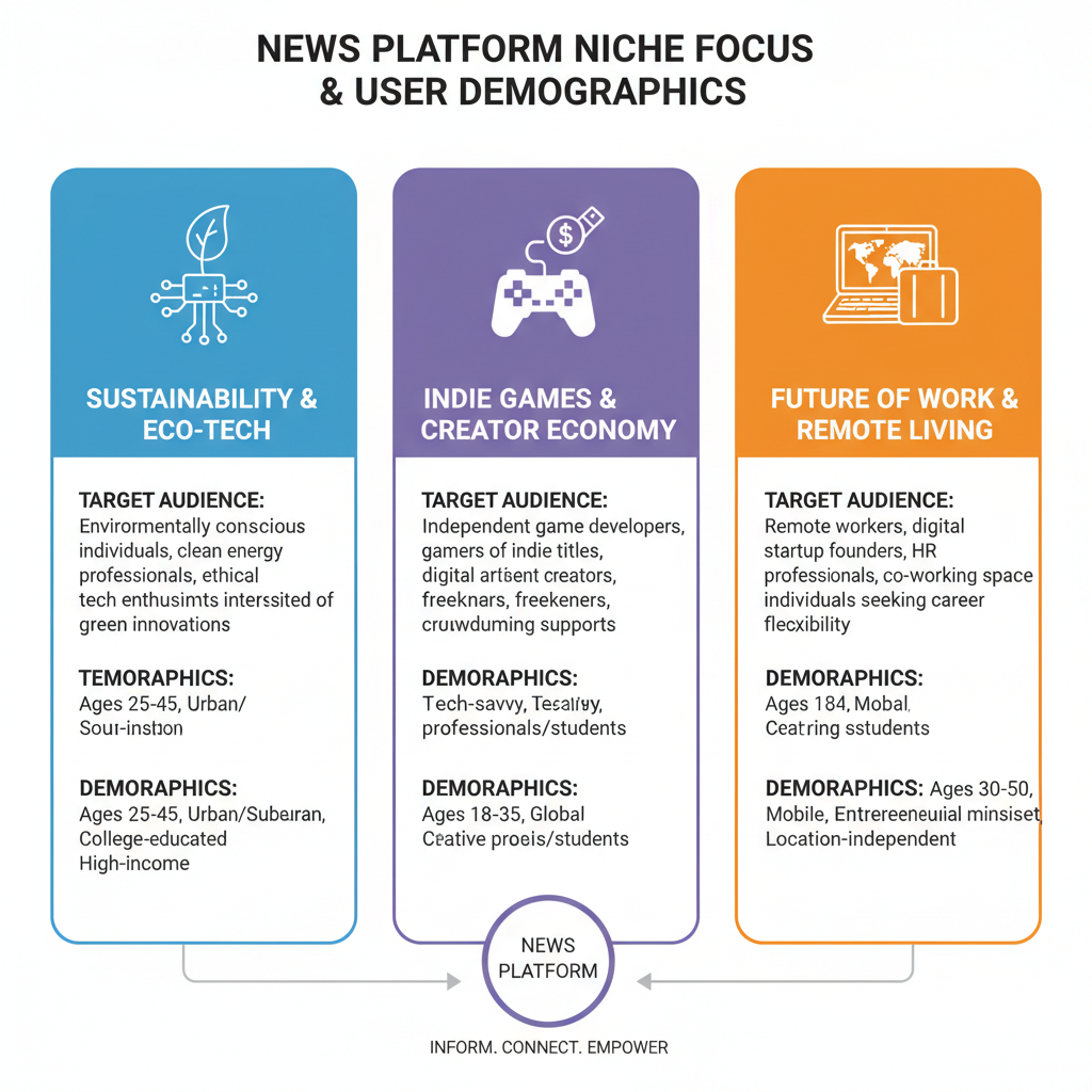 Choose a Niche or Focus Area — how to build a successful news curation platform
