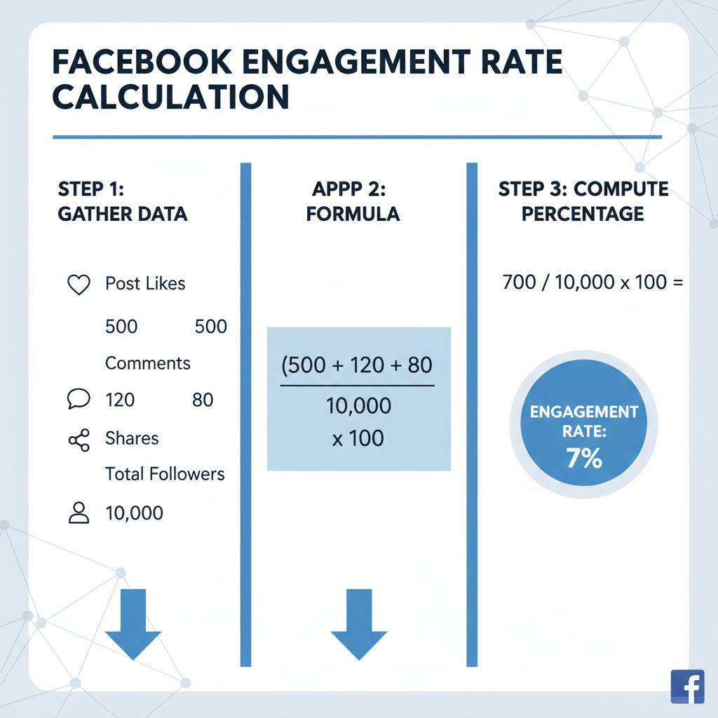 Step-by-Step Method to Calculate Engagement Rate Manually — how to calculate facebook engagement rate