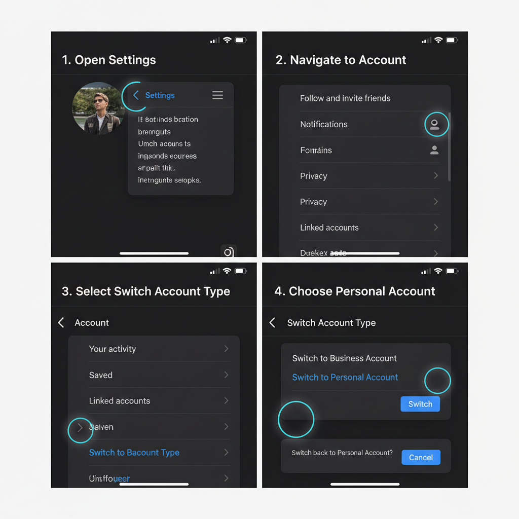 Why Switch from Creator to Personal — how to change creator account to personal account