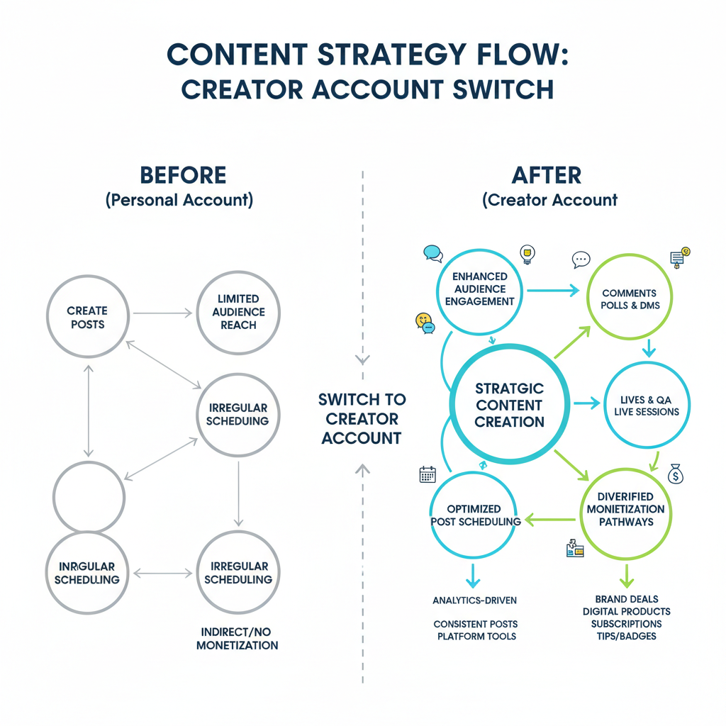 Step-by-Step Process to Switch from Business to Creator in Instagram Settings — how to change instagram account from business to creator