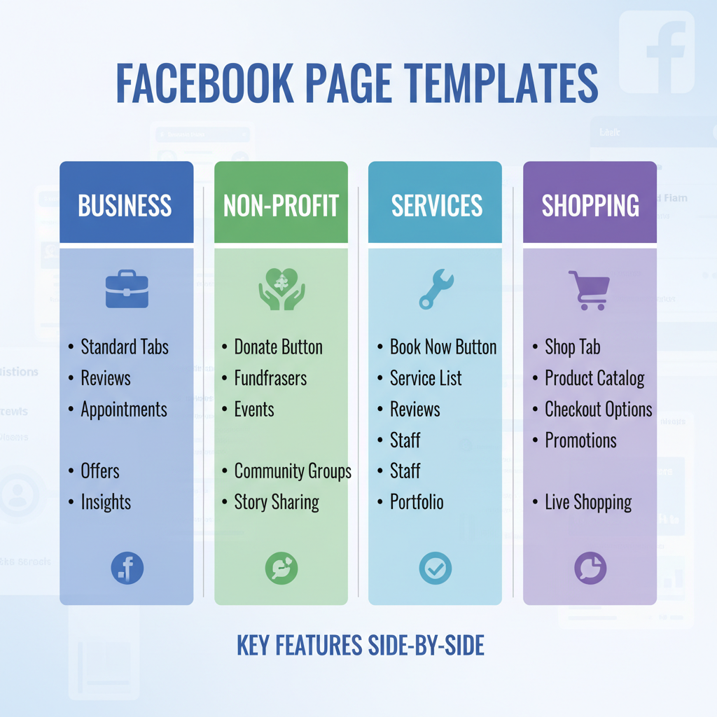 Core Featured Sections — how to change page layout in facebook