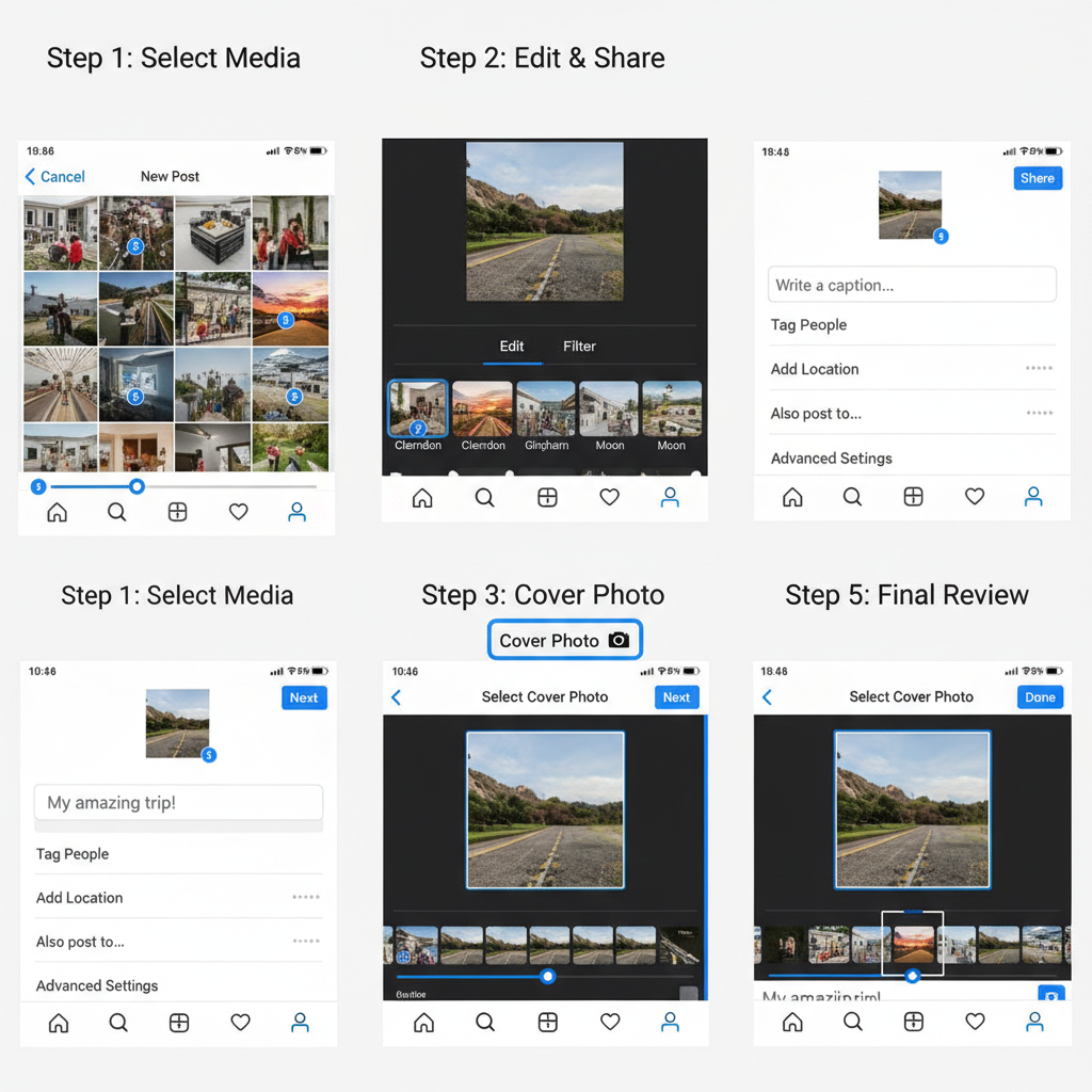 Tips for Making Eye-Catching Cover Reels — how to change the cover photo of an instagram post