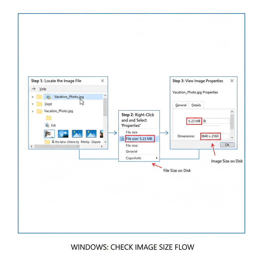 How to Check Image Size on Windows, Mac, iOS, and Android — how to check image size