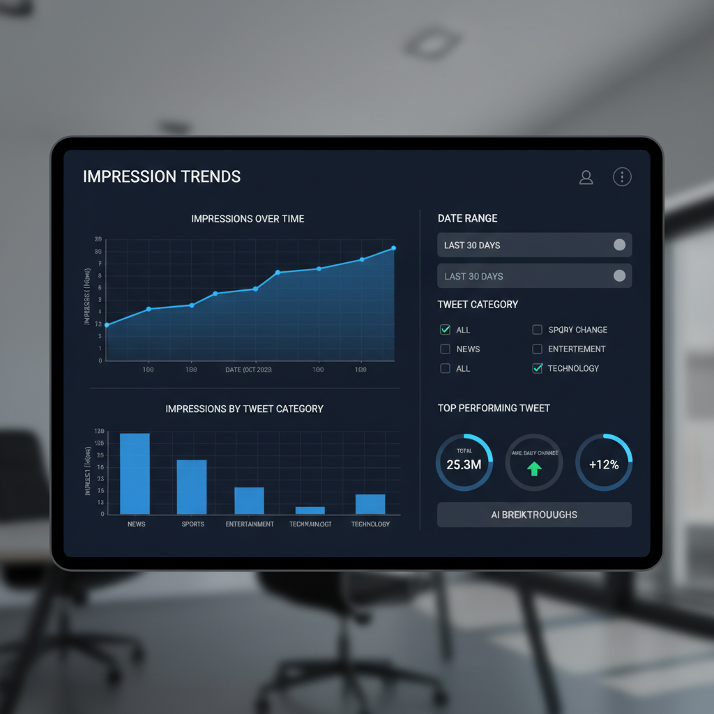 Accessing the Twitter Analytics Dashboard (Desktop Method) — how to check twitter impressions