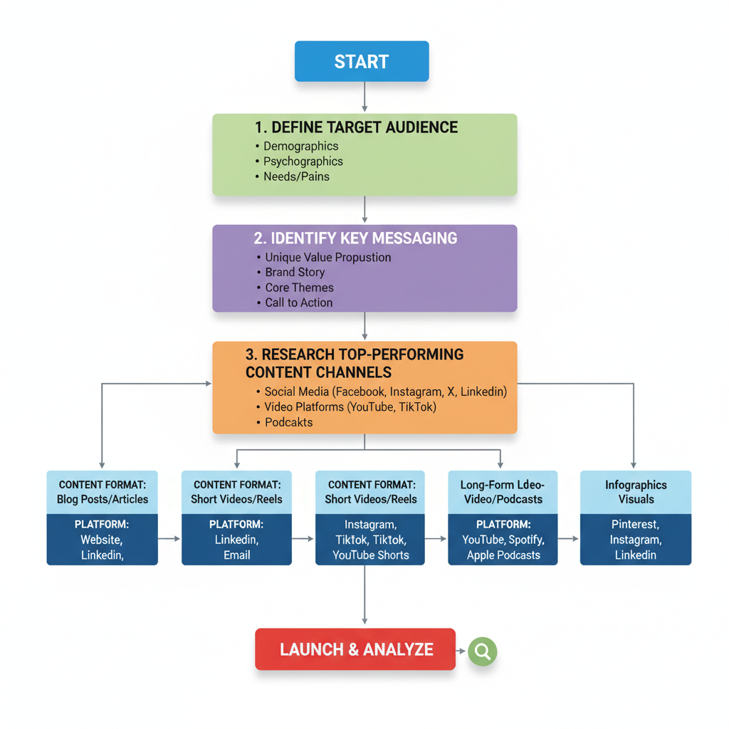 Steps to Define Your Audience — how to choose and optimize content channels