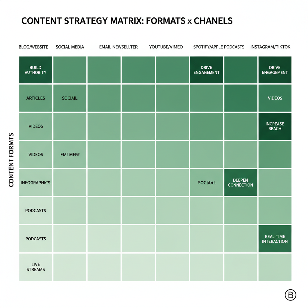 Understanding the Strengths and Weaknesses of Each Channel — how to choose and optimize content channels