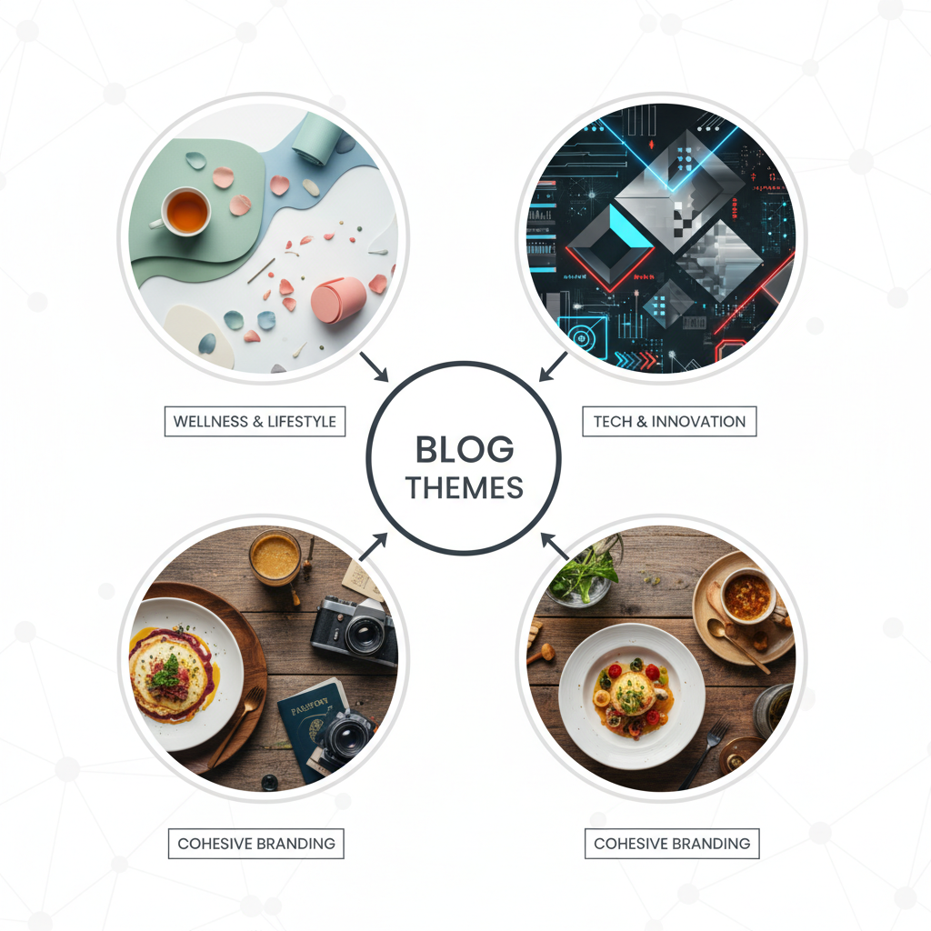 Matching Image Style, Colors & Composition to Blog Branding — how to choose and use article pic for your blog