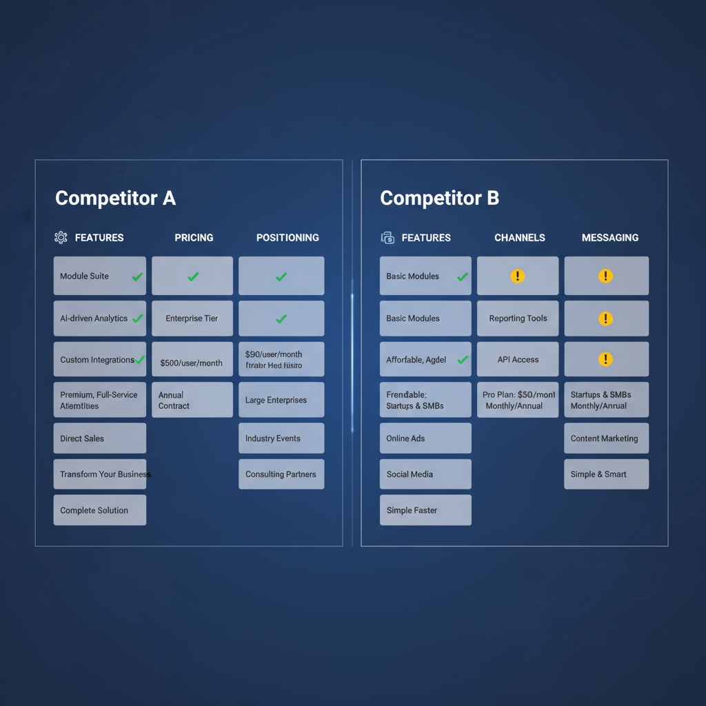How to Create a Competitive Audit Report for Strategic Planning — how to create a competitive audit report