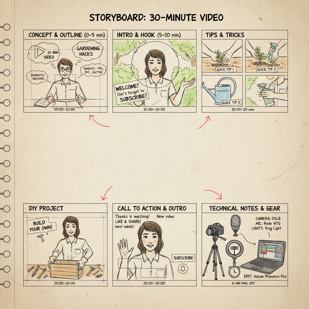 Ensure Proper Framing and Composition — how to create a high quality 30 minutes video