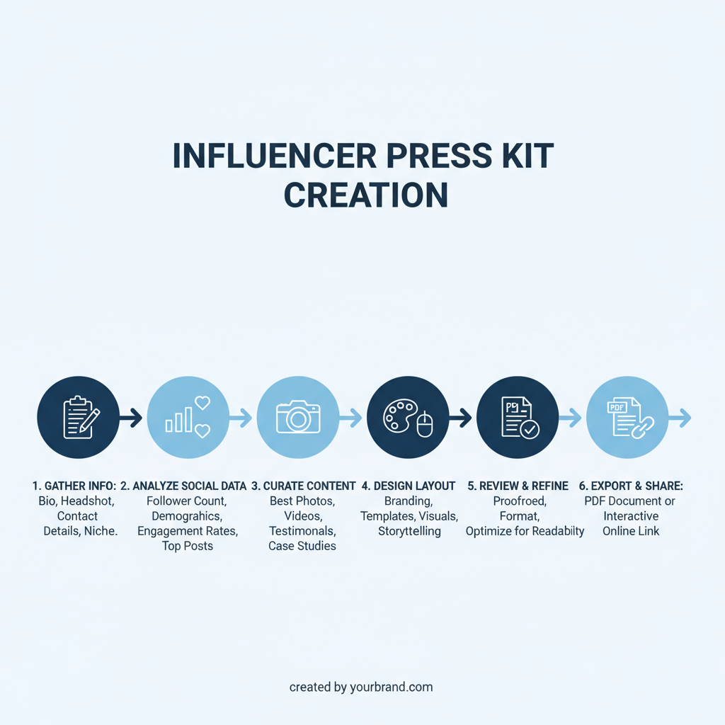 Showcasing Your Personal Brand Aesthetic — how to create an effective influencer press kit