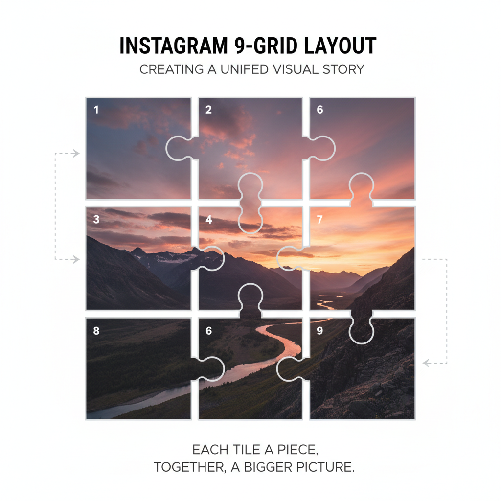 Understanding the Instagram 9 Grid Layout — how to create an engaging instagram 9 grid post template