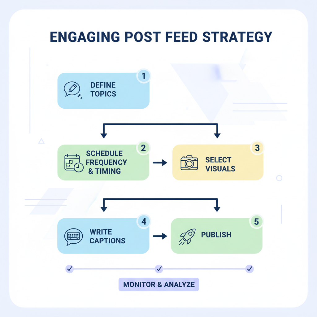 Use High-Quality Visuals Optimized for Each Platform — how to create an engaging social media post feed