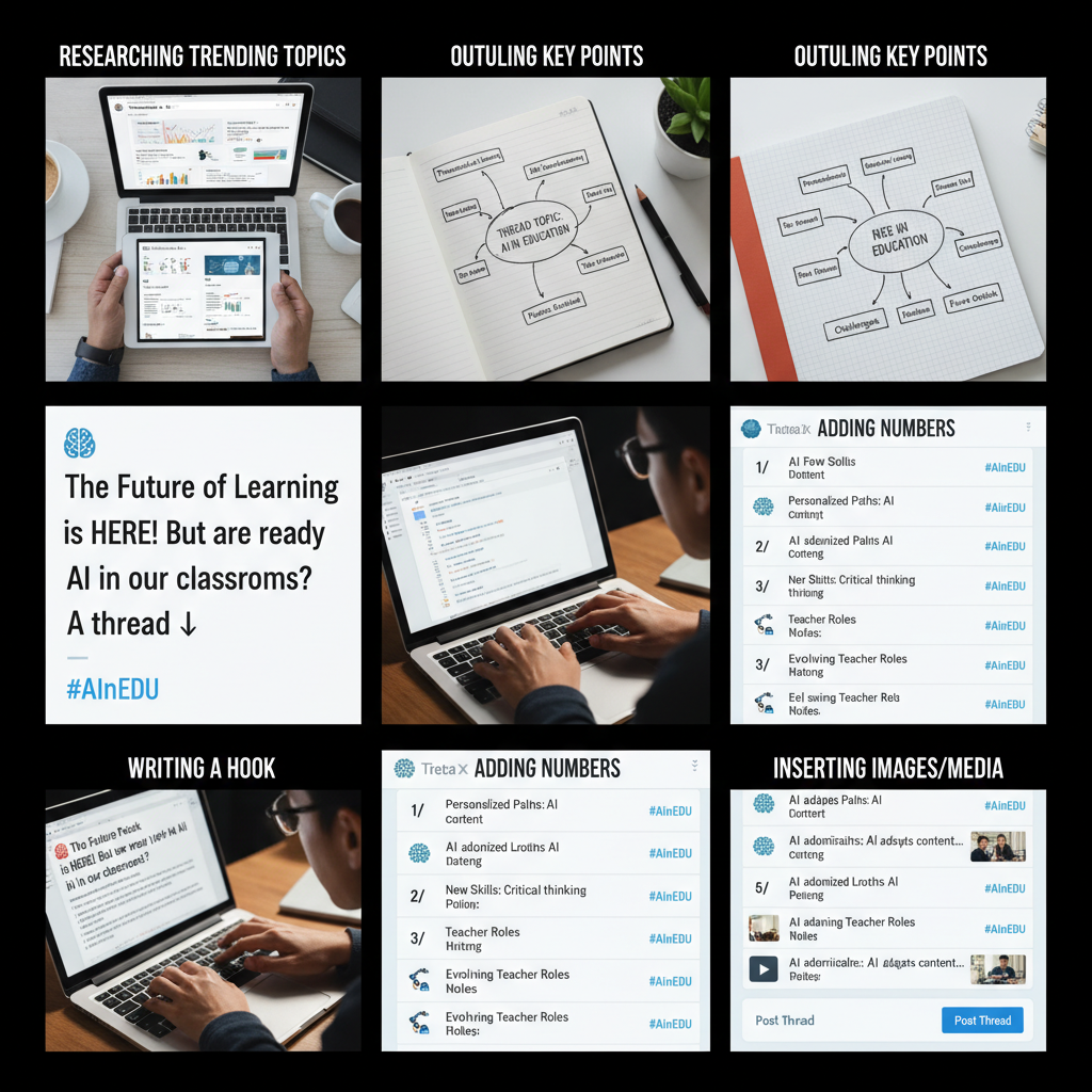 Plan Your Main Idea and Break It Into Digestible Points — how to create an engaging twitter thread