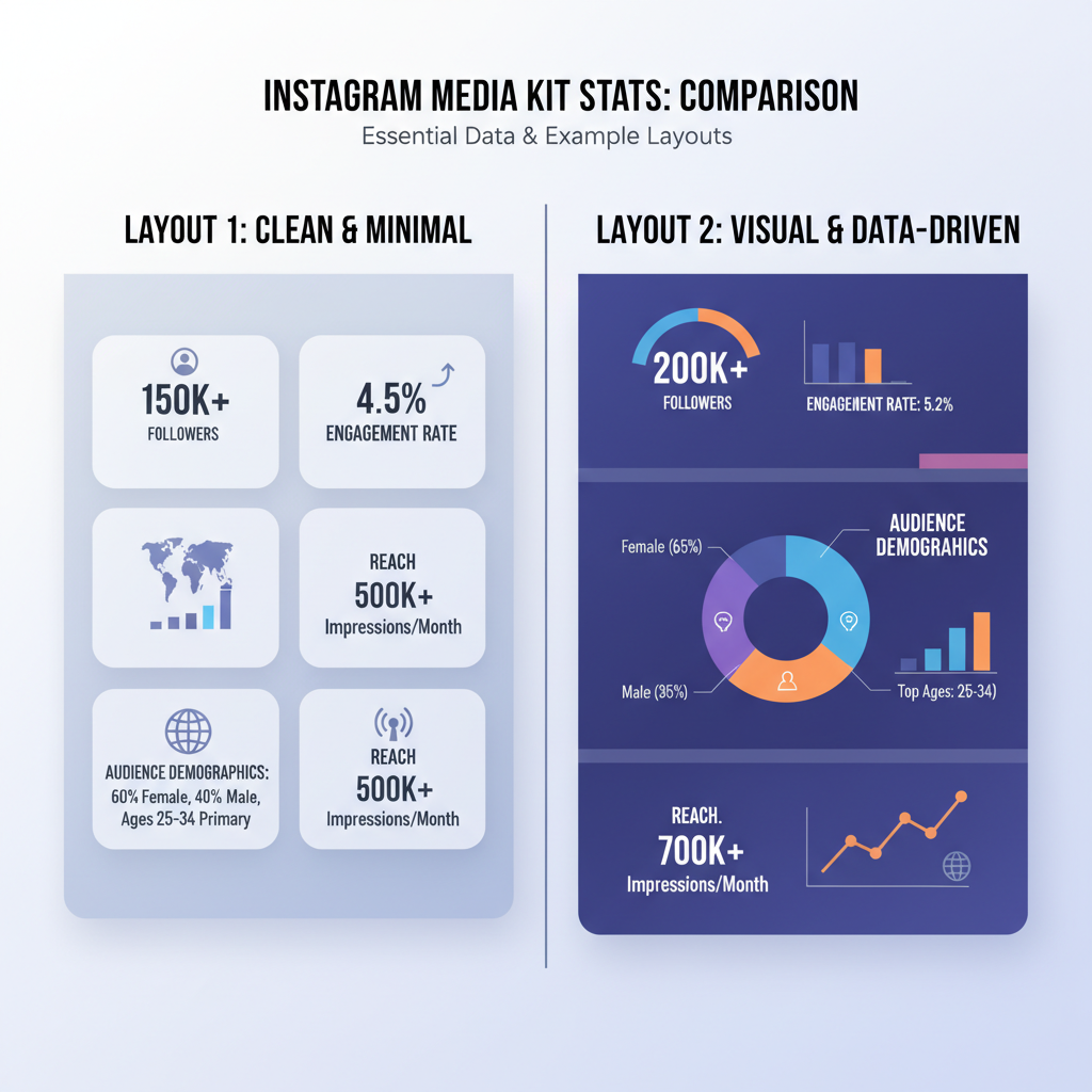 Highlight Past Collaborations and Case Studies — how to create an instagram media kit that wins brand deals