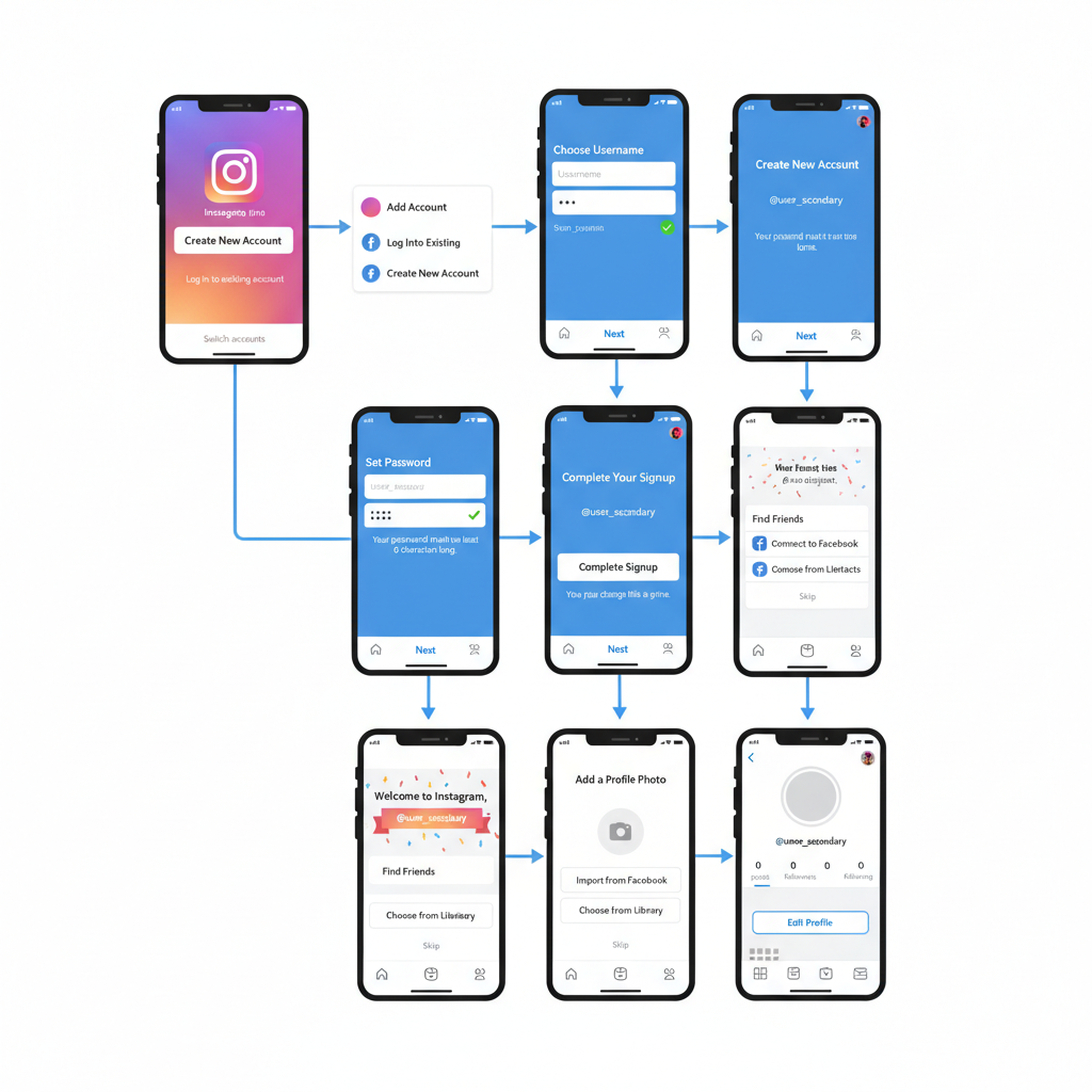 Creating via Browser — how to create and manage an ig second account effectively