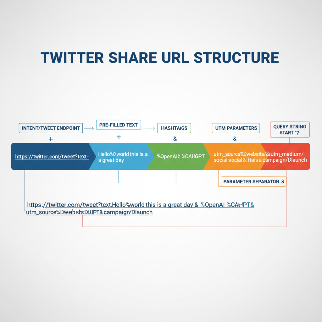 Basic Syntax of a Twitter Share URL (intent/tweet endpoint) — how to create and optimize a twitter share link
