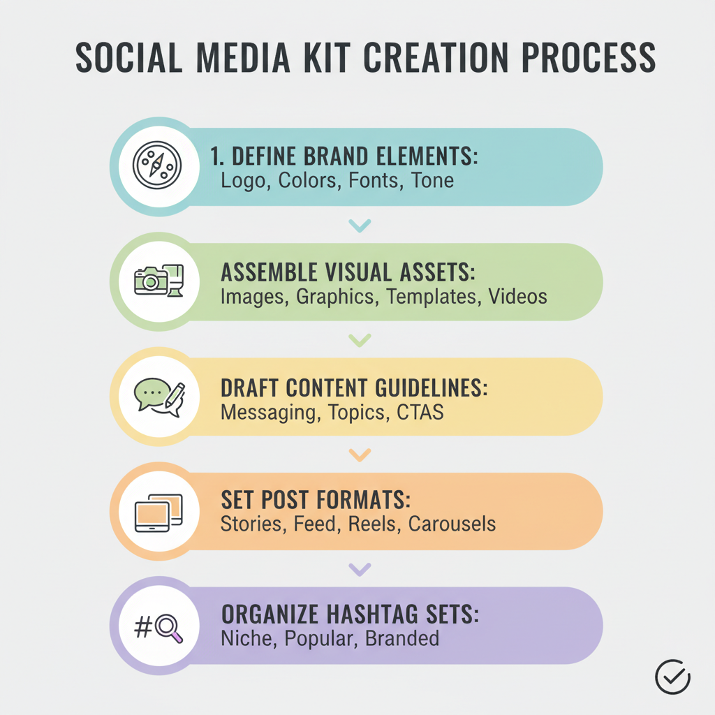 Gathering and Organizing Visual Assets — how to create effective social media kits for your brand