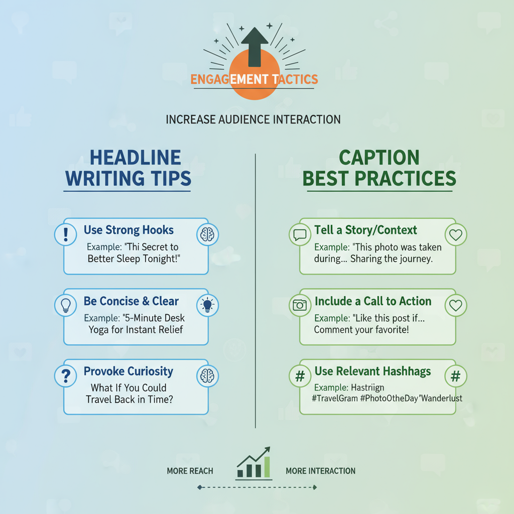Caption Best Practices: — how to create engaging posts on social media