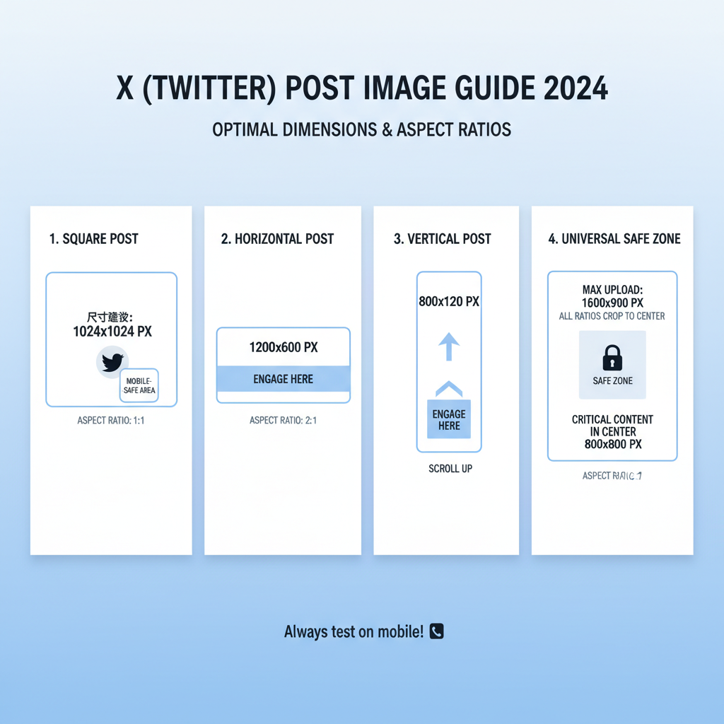 Design for Mobile-First Viewing (Cropping & Legibility) — how to create engaging twitter post images