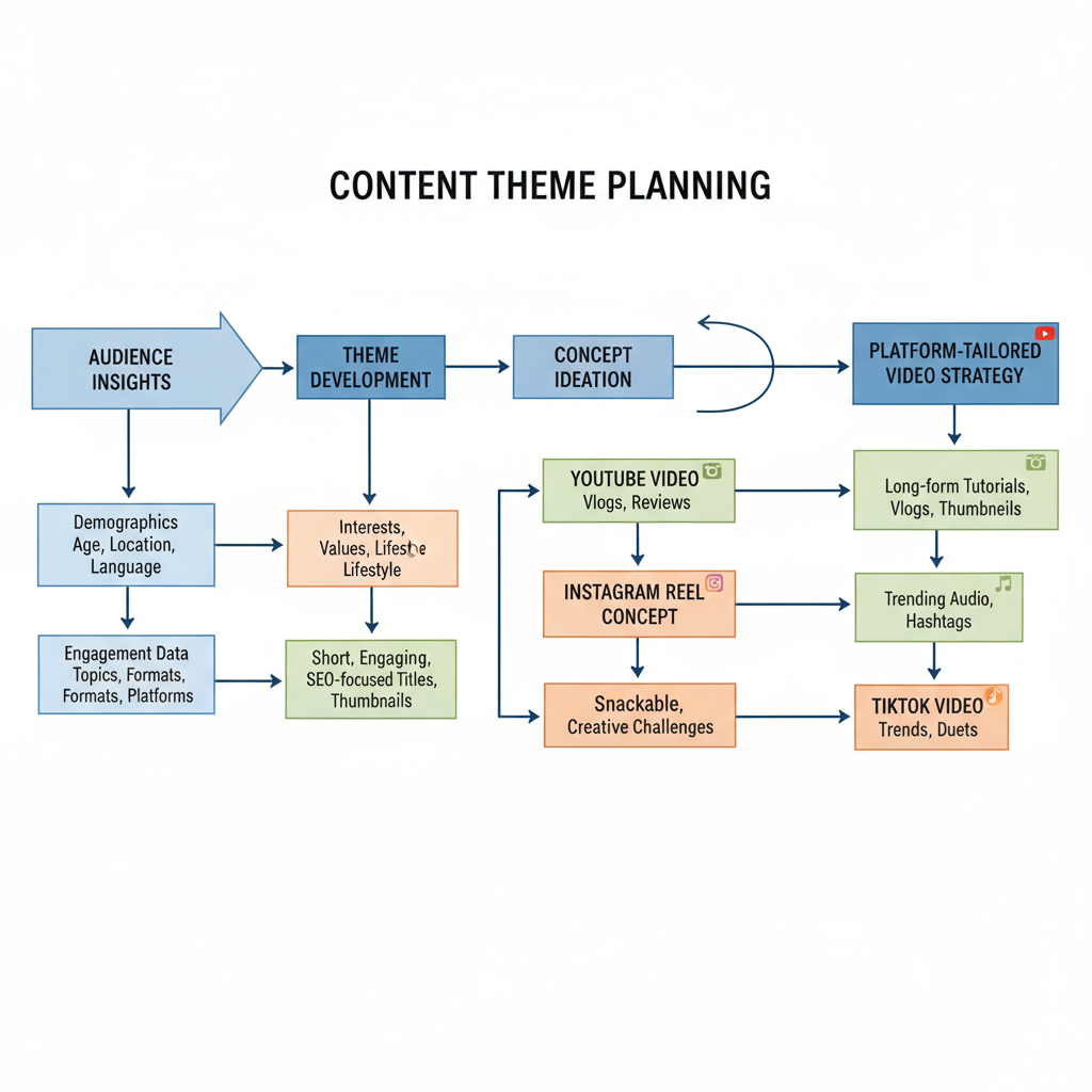 Plan Content Themes — how to create engaging videos for social media