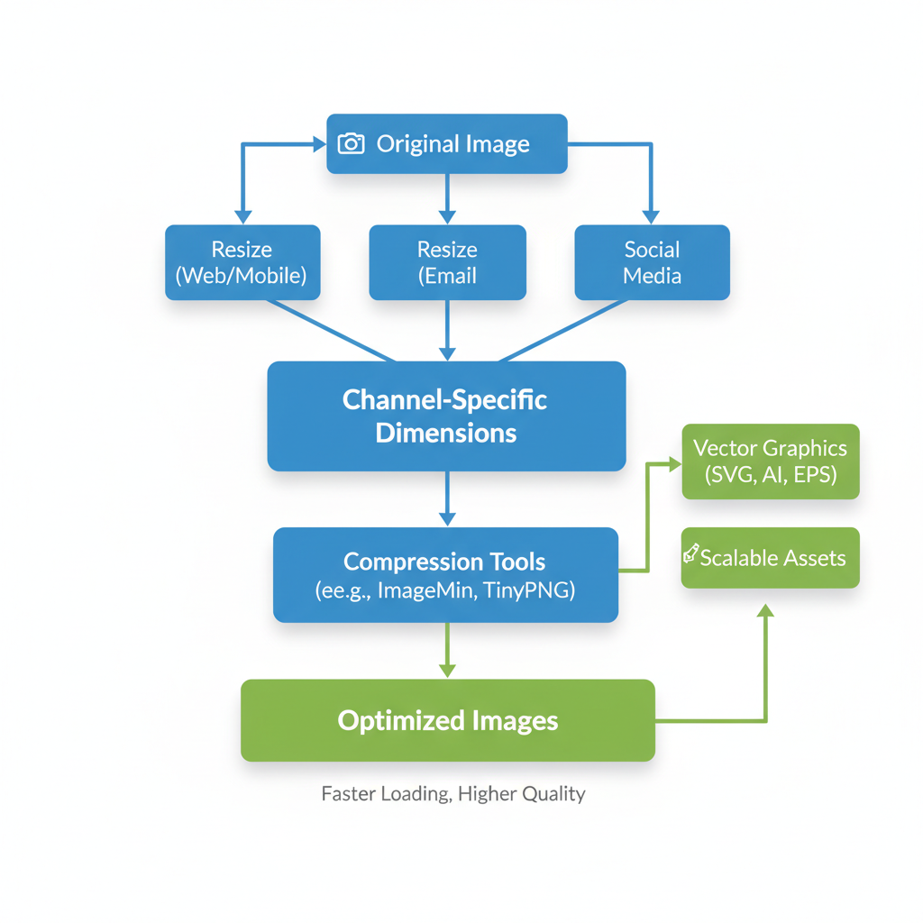 Monitoring Analytics to Measure Impact — how to create fast loading social media images