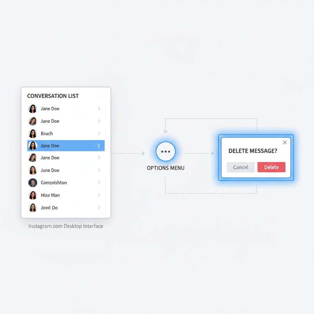 Step-by-Step Guide to Unsend a Message (Mobile App) — how to delete instagram direct messages