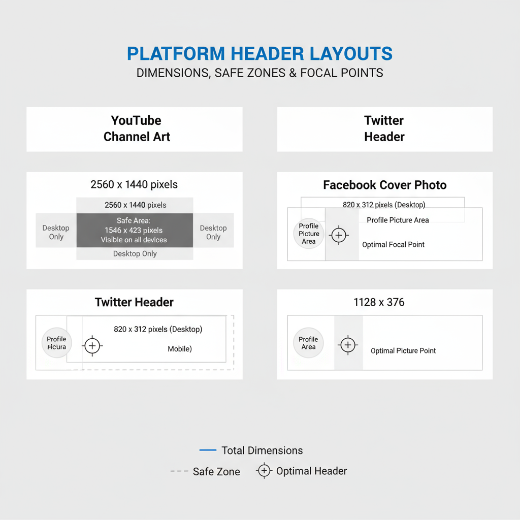 Using High-Resolution Images Optimized for Fast Loading — how to design an effective social media header