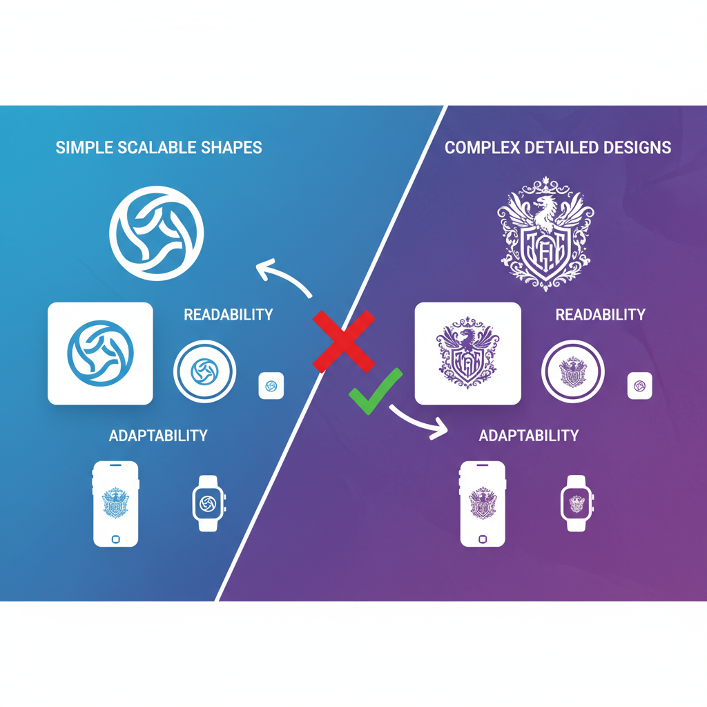 Choose Scalable Shapes and Simple Elements — how to design effective social media logos