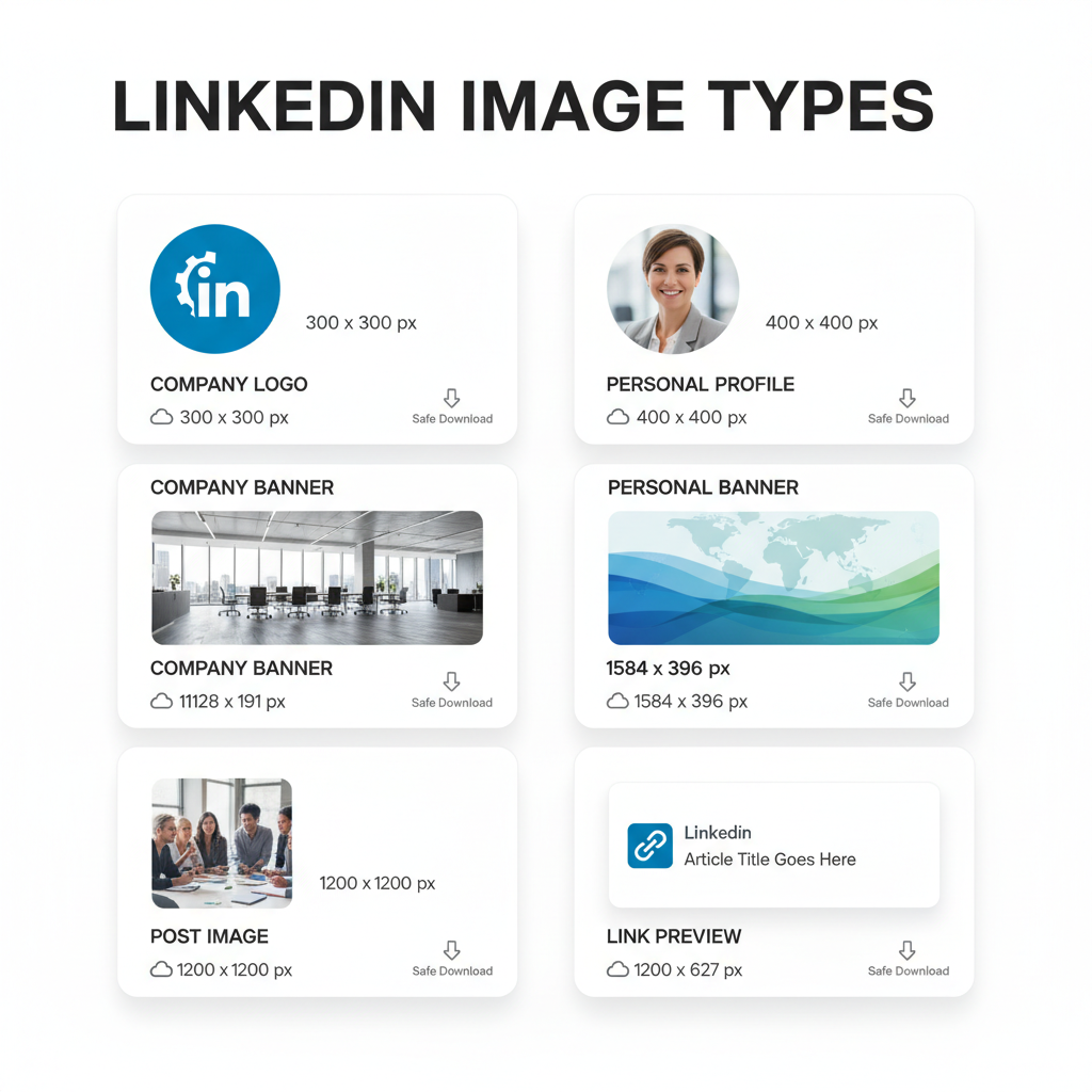 Your Own Profile or Banner Images — how to download linkedin images