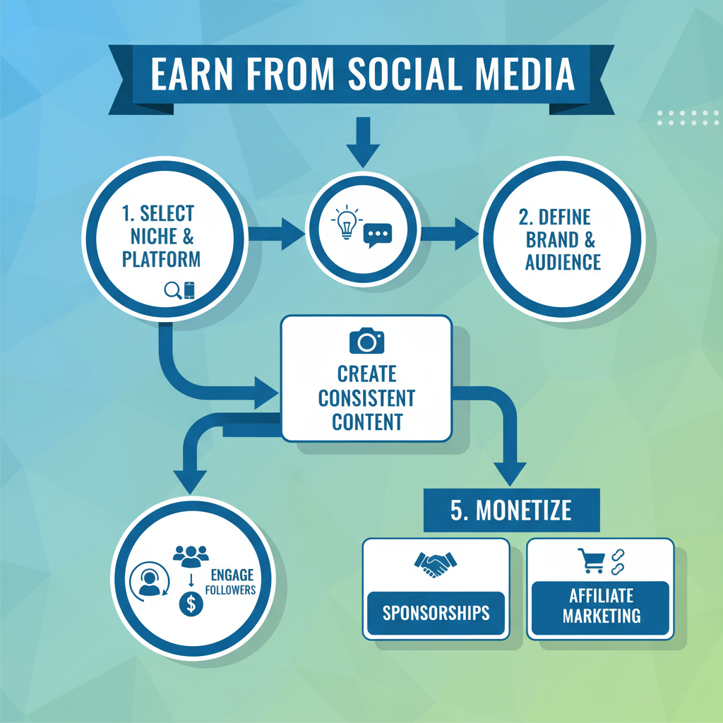 Build a Consistent Content Strategy — how to earn from social media