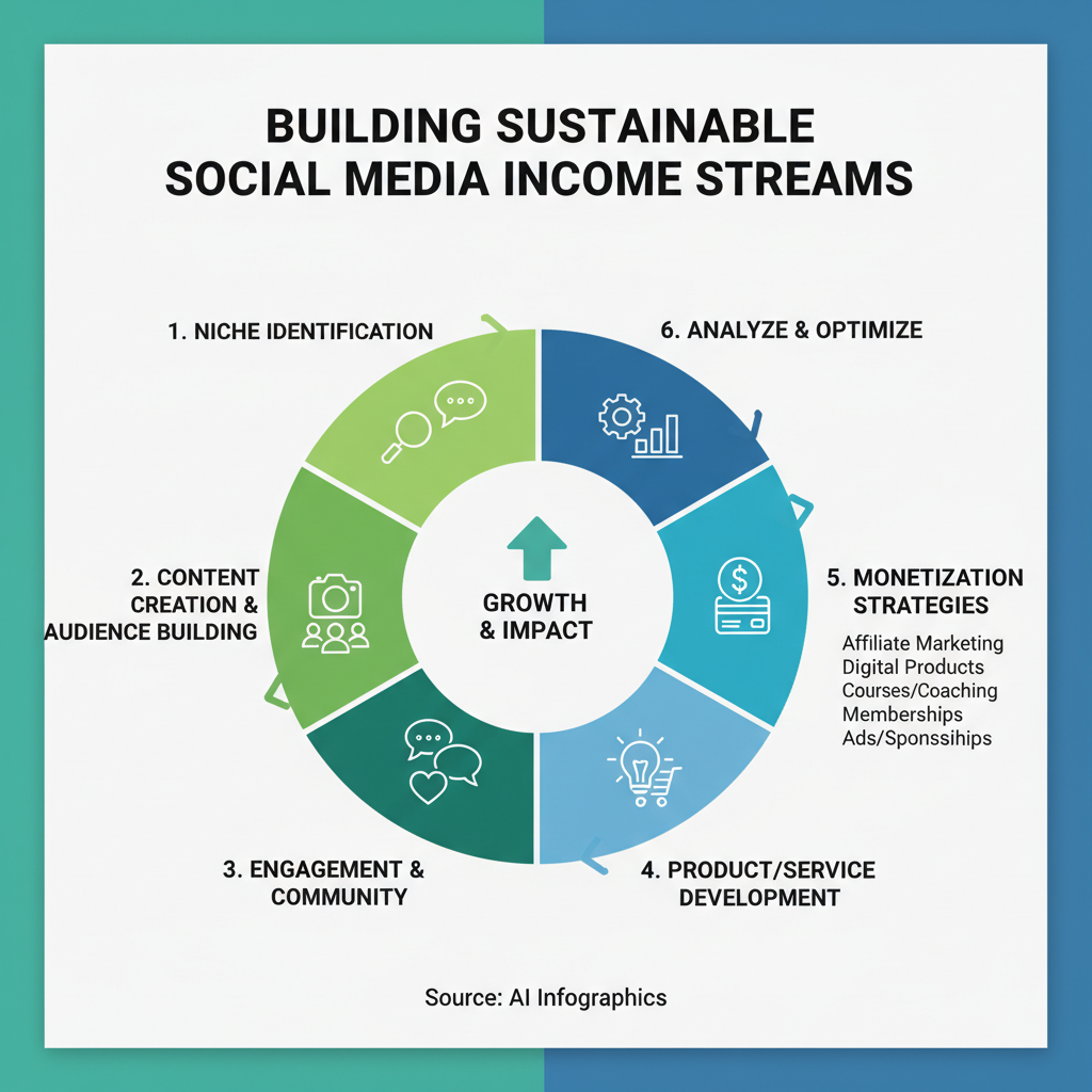How to Build Sustainable Social Media Income Streams — how to earn sustainable income from social media