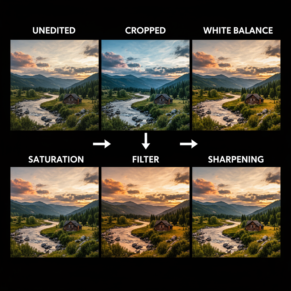 Crop and Straighten for Best Composition — how to edit instagram photos like a pro