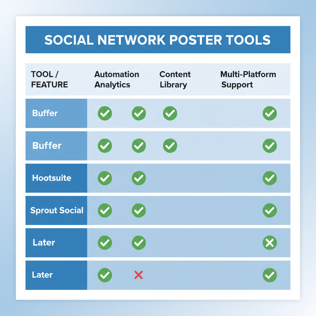 Creating a Diverse Content Calendar — how to effectively use a social network poster for business growth