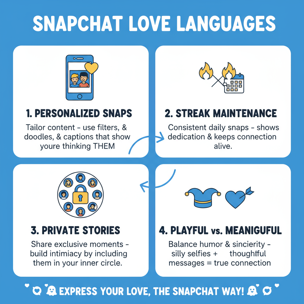 Use Personalized Snaps to Show Affection — how to express and maintain love on snapchat