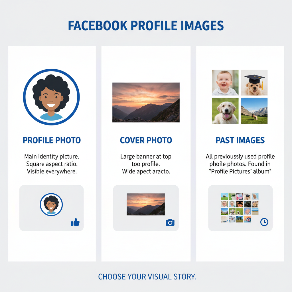 Viewing and Downloading Past Images — how to find and manage images of your facebook profile