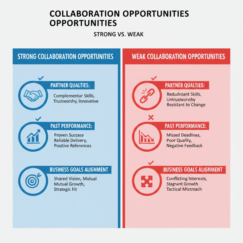 Key Points to Assess — how to find and maximize collab opportunities