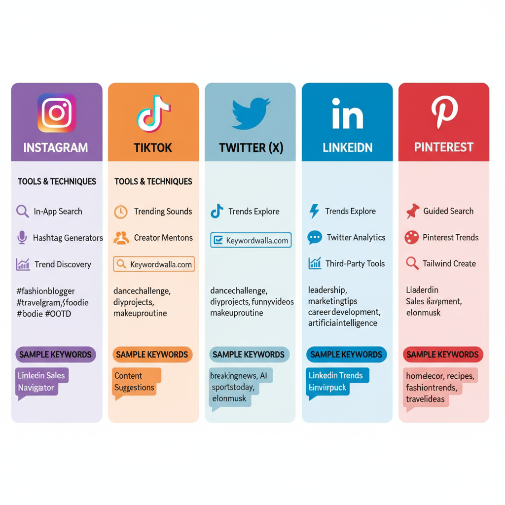 Researching Platform-Specific Keyword Trends — how to find and use social media keywords for better reach