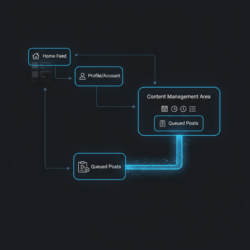 Checking Native Scheduling via LinkedIn Desktop — how to find scheduled posts linkedin