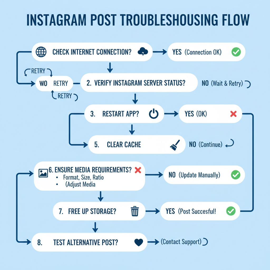Check Instagram Server Status — how to fix instagram post wont upload