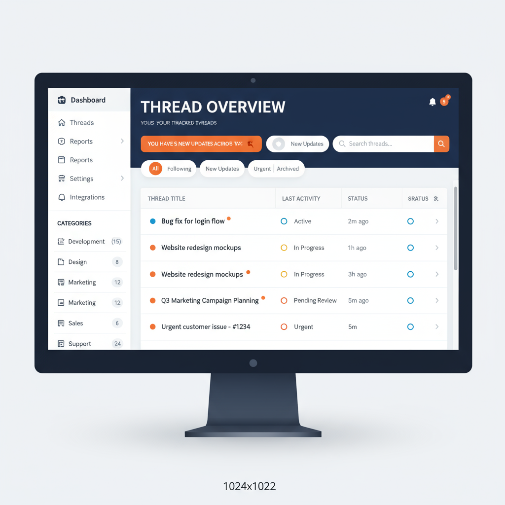 How to Track a Thread Manually — how to follow a thread effectively